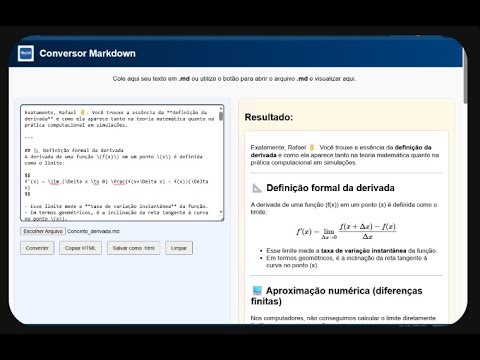 Conversor Markdown para Html