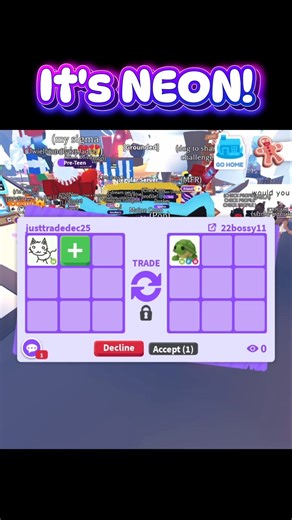 Omg!! 😱 I Traded My NEON 2D Kitty!! 😺🌈🤑