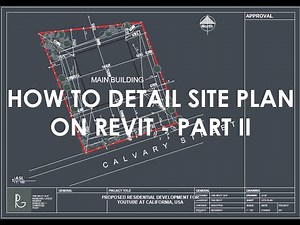 HOW TO DETAIL SITE PLAN ON REVIT PART II
