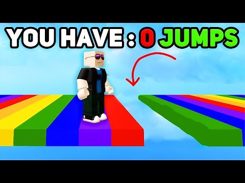 Roblox obby but you have LIMITED JUMPS...