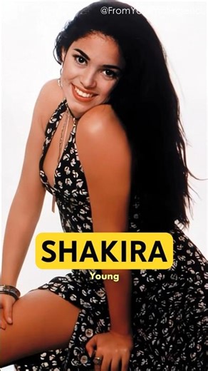 Shakira: Evolution Through the Years | Then & Now #thenandnow #shakira #nostalgia2000s