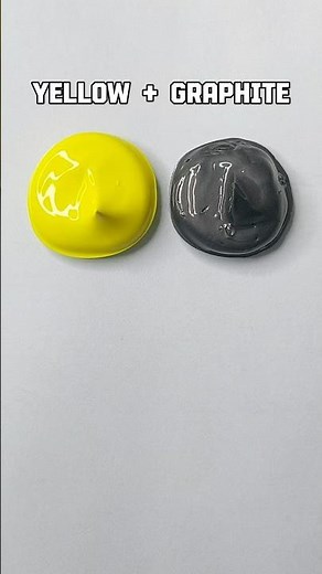 Yellow + Graphite = Unexpected Color! 🔥 #shorts