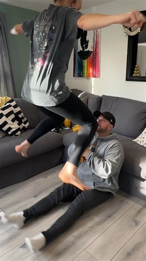 Blindfold jump prank! | Neil and Charlie