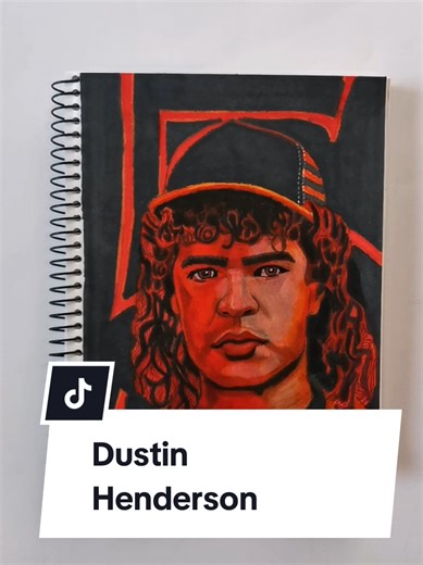 Drawing Dustin Henderson from Stranger Things