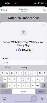Secret Websites That Will Pay You Every Day Time Farm Code | Time Farm Video Code | Time Farm Answer