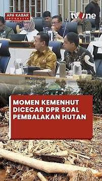 Menteri Kehutanan Dicecar Komisi IV DPR #banjirbandang #sumatera #longsor #aceh #tapsel #tapteng