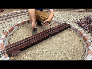 Building a G-Scale 130' Turntable 1/29 Scale Late Steam Era