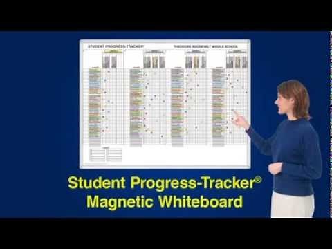 Magnetic Student Progress-Tracker Whiteboard