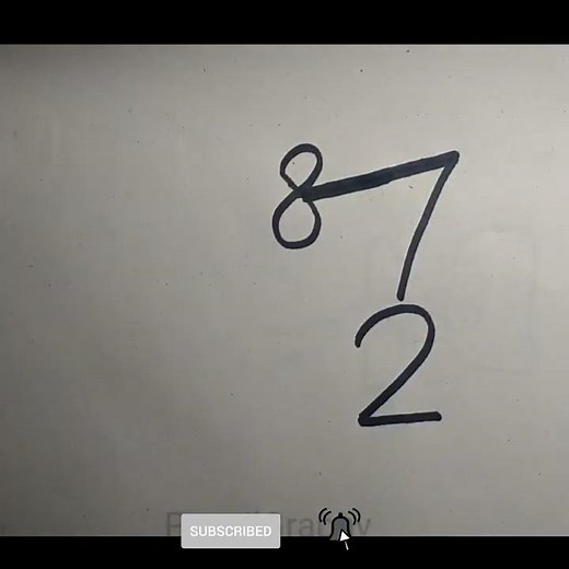 How to Draw A Mouse from Number 8 7 2 | Draw Mouse from Numbers | Easy Rat Drawing