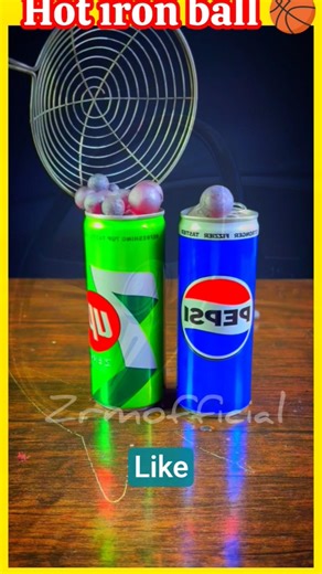 Hot Iron Balls vs Pepsi – Shocking Experiment 😱🔥” #shorts #viralvideo #shortsfeed #funny