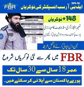 FBR Jobs 2025 for Sub Inspectors Apply Online | Latest Jobs in Pakistan