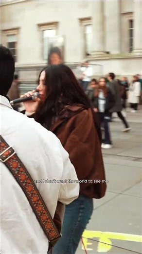 And I don't want the world to see me 'Cause I don't think that they'd understand #streetperformer #l