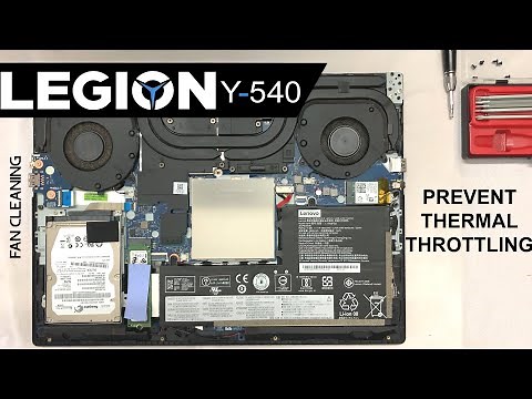 Lenovo Legion Y-540 Fan Cleaning Tutorial