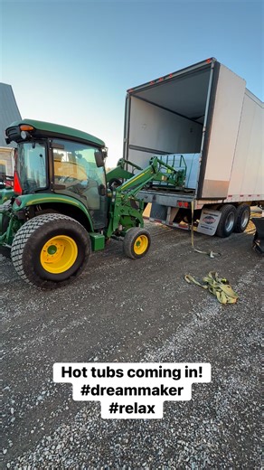 Another delivery of Dream Maker Spas coming in! Come check out our showroom display and see what an affordable and quality product they are - call 207-538-6346 for more info #DreamMakerSpa #RelaxAndUnwind | Shiretown Stove & Outdoor Living