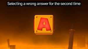 "60 Second Challenge! Save Luigi!" was an interactive train quiz held on some Japan Railways trains from 2020-2022. The player had 2 chances to select 1 correct answer out of 3 to save Luigi being dropped in lava. Getting both guesses wrong would result in Luigi almost dying.