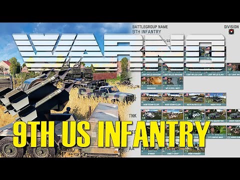 NEW American TECHNICALS! FIRST LOOK at the 9TH INFANTRY! | WARNO Battlegroup Overview (NORTHAG)