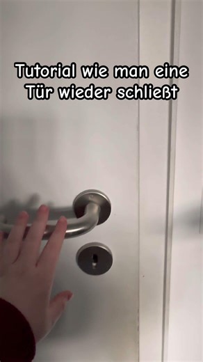 Tutorial wie man eine Tür wieder schließt