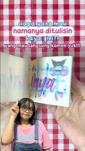 WRITING SUBSCRIBERS' NAMES INTO A MINI JOURNAL. THE NAME IS "TASYA"💙💞 #artbytatae #art #tasya #ta...