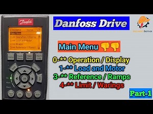 Danfoss Drive Parameter Setting // Complete VFD Programming // Part-1