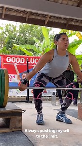 “Always pushing myself to the limit.” 🏋🏻‍♀️💪 Patuloy pa rin sa training si Rio Olympics silver medalist Hidilyn Diaz para sa inaasam na gold sa nalalapit na Tokyo Games. 📷 Instagram/hidilyndiaz | One Sports