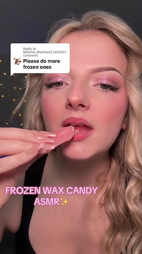 Frozen Wax Candy ASMR - The Ultimate Crunch Experience!