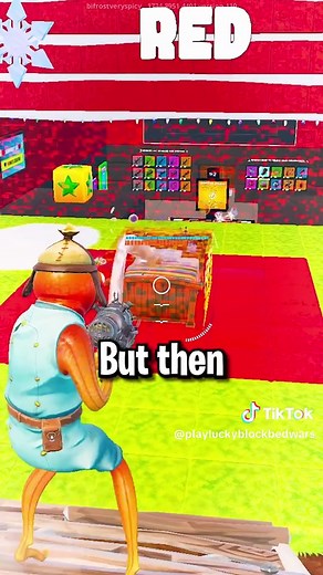 This Weapon is Without a Doubt THE MOST EFFECTIVE for Destroying Beds in Lucky Block Bedwars #fortnite #fortnitemap #fortnitenewseason #fortnitexp