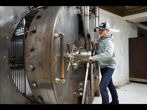 Exploring 100 Year Old Bank Vault