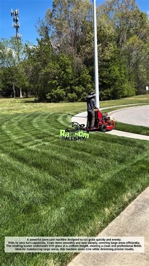 Amazing, This Machine Cuts Grass Perfectly Like Carpet! 🌱