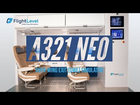A321 NEO Over-Wing Exit (OWE) Door Trainer Simulator