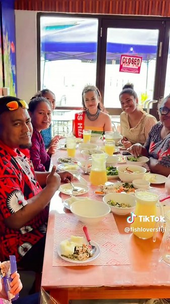 Lunch with Our Rotuman Queen at Fish Lovers