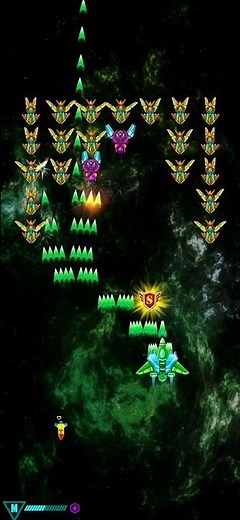 🚀Galaxy Attack Gameplay 🚀 Wave 5 Boss Battle Space Shooter Game 🔥 Epic Wave Challenge