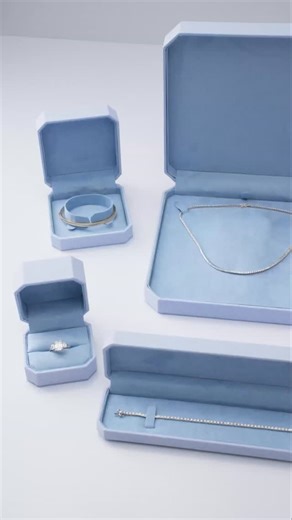Stuller, Inc. on Instagram: "The Linen Collection Jewelry Boxes bring elegance and versatility to every presentation. ✨ Available in blue, beige, gray, and green, and in multiple styles — including bangle bracelet, flap earring, layout bracelet, layout necklace, pendant, and single ring — these boxes let you showcase your jewelry beautifully while matching your brand’s aesthetic. Comment “linen” for a link to shop the full collection."