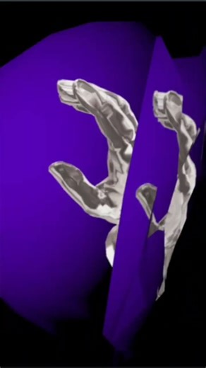 Fragment hand with three.js #coding