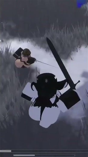 An epic sword battle