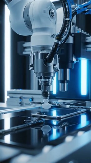 How Premium Smartphones Are Actually Made Inside the Factory #SmartphoneFactory #Shorts