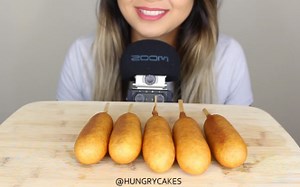 【ASMR】玉米热狗肠~【Hungry Cakes】-o(*≧▽≦)ツ