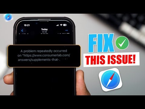 How to Fix "A Problem Repeatedly Occurred" in Safari on iPhone | Get Safari on iPhone