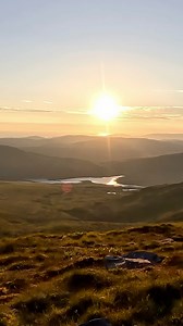 Summer solstice sunset from the tallest point in the Cambrian Mountains - Pumlumon (Plynlimon) Fawr. ☀️🏴󠁧󠁢󠁷󠁬󠁳󠁿#summersolstice #solstice #cambrianmountains #pumlumon #ceredigion #cymru #wales #croesocymru #visitwales | Wales