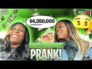 BANK ACCOUNT PRANK ON MOM (HILARIOUS)