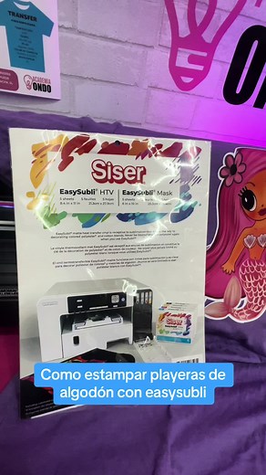 Cómo usar Easysubli para sublimar en algodon. #easysubli #htv #siser #sublimation #karolg #parches #ideas #aprendeentiktok #craft