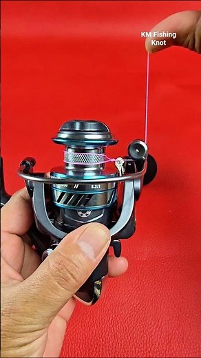 Fishing Knot Guide: How to Tie Line to Reel Spool Quickly and Securely👍👍#fishing #fishingknots