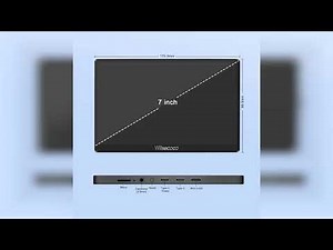 Review: 7 inch Portable Monitor Touchscreen IPS 1080P 1920x1080 120Hz Mini LCD Display Second ...