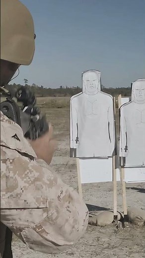 U.S. Marine Squad Battles! M17 & M4 Ignite the Arena! #usmarines #training #shooting