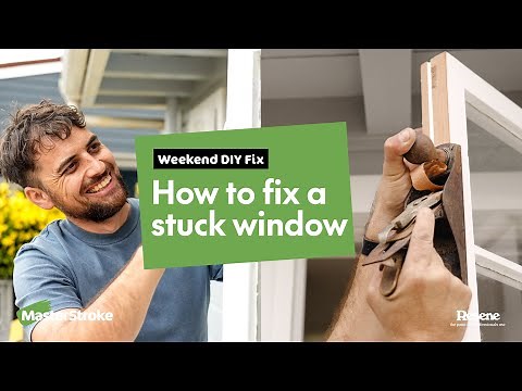 Weekend DIY Fix - How to fix a stuck window