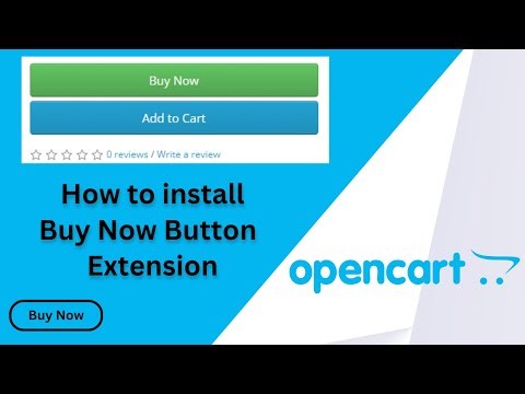 How to install Buy Now Button extension in OpenCart