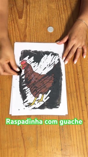 Raspadinha com guache #educaçãoinfantil #pedagogia #atividadepedagógica