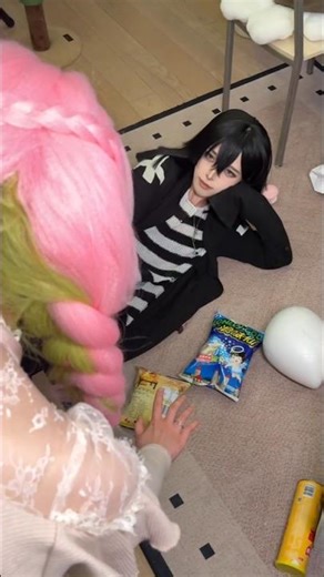 Demon slayer couple in real life #demonslayer #cosplay #shortfeed #shorts