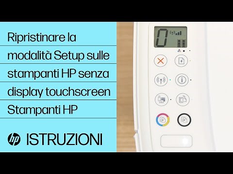 Ripristinare la modalità Setup sulle stampanti HP senza display touchscreen | Stampanti HP | HP