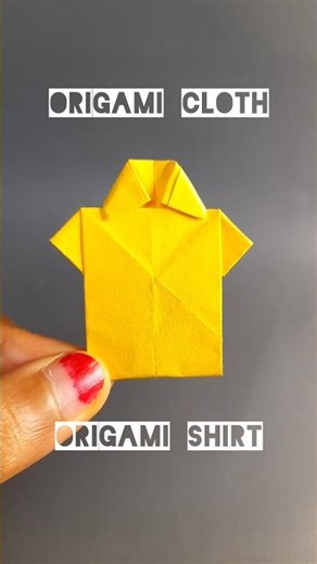Origami shirt | how to make an origami shirt | origami kemeja | origami cloth