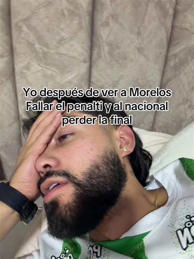 Morelos falla el penal — Yo después de ver a Nacional perder la final